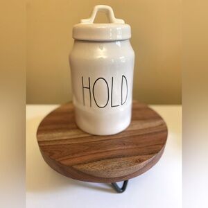 Rae Dunn Never Used Canister “HOLD”